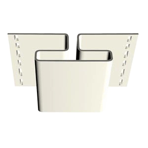 Н-профиль FineBer Белый 3,05м. (уп.16шт.) фото Центр Металлокровли