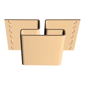 Н-профиль FineBer Сакура 3,05м. (уп. 16 шт.) фото Центр Металлокровли