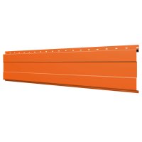 Линеарная потолочно-стеновая панель с ПОЛОСОЙ усиленная RAL2004 Оранжевый Апельсин