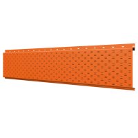 Линеарная потолочно-стеновая панель с ПЕРФОРАЦИЕЙ для вентиляции RAL2004 Оранжевый Апельсин