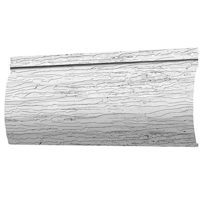 Сайдинг металлический (металлосайдинг) царьсайдинг Бревно Рубленое 4Д Беленый дуб для фасада