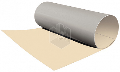 Гладкий плоский лист рулонной стали RAL 1015 Слоновая Кость ш1.25 0,40мм эконом