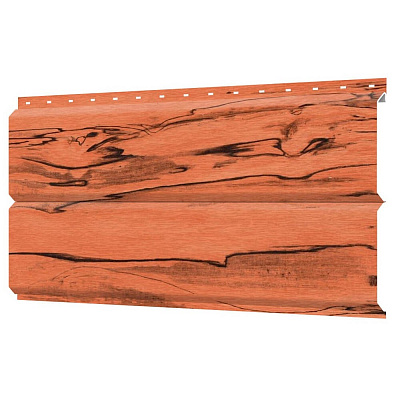 Сайдинг металлический ЕВРО-БРУС под брус дерево Кипарис Printech Корея фото Центр Металлокровли