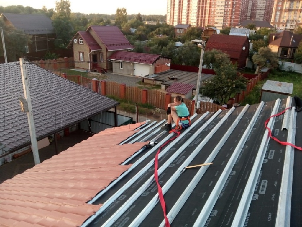 Металлочерепица Геркулес 8004 терракотовый Стальной Бархат от Центра Металлокровли в Набережных Челнах