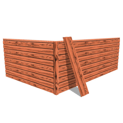 Фото сайдинга металлического (металлосайдинга) Корабельная доска Printech под дерево Кипарис для фасада дома