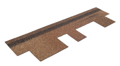 Гибкая черепица Shinglas Классик Румба Арахис фото гонта 2