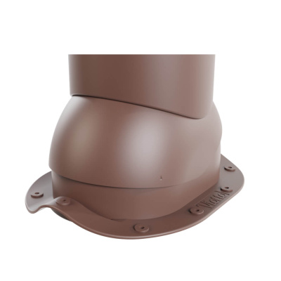 Роторная вентиляция VIOTTO d150мм h650мм для металлочерепицы Монтеррей RAL8017 шоколад утепленная 2